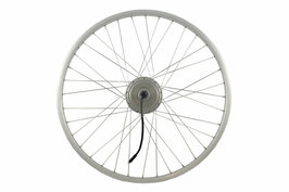 Special achterwiel motor gespaakt